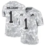 Arctic Camo Men's Jameson Williams Detroit Lions Limited 2024 Salute to Service Jersey