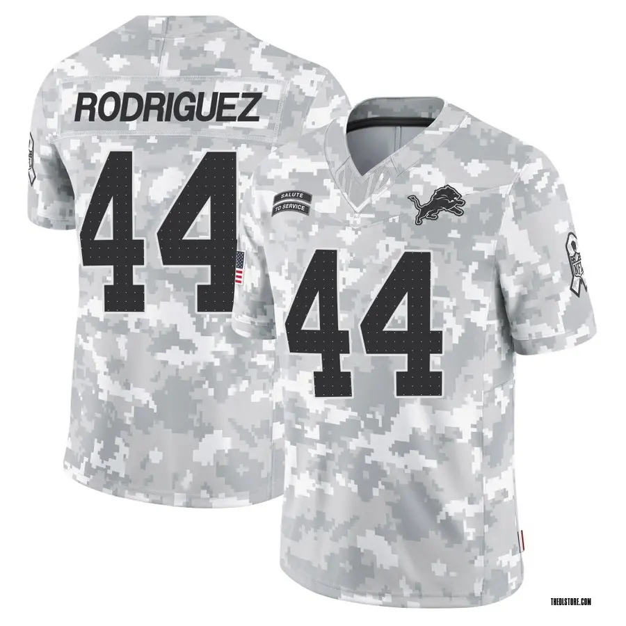 Arctic Camo Men's Malcolm Rodriguez Detroit Lions Limited 2024 Salute to Service Jersey
