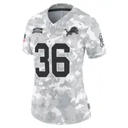 Arctic Camo Women's Chuck Clark Detroit Lions Limited 2024 Salute to Service Jersey