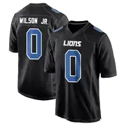 Black Men's Cedrick Wilson Jr. Detroit Lions Game Carbon Fashion Jersey