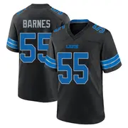 Black Men's Derrick Barnes Detroit Lions Game Alternate 2nd Jersey