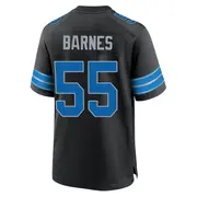 Black Men's Derrick Barnes Detroit Lions Game Alternate 2nd Jersey
