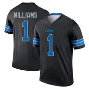 Black Men's Jameson Williams Detroit Lions Legend Jersey
