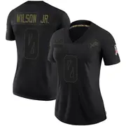 Black Women's Cedrick Wilson Jr. Detroit Lions Limited 2020 Salute To Service Jersey