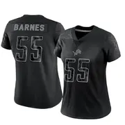 Black Women's Derrick Barnes Detroit Lions Limited Reflective Jersey