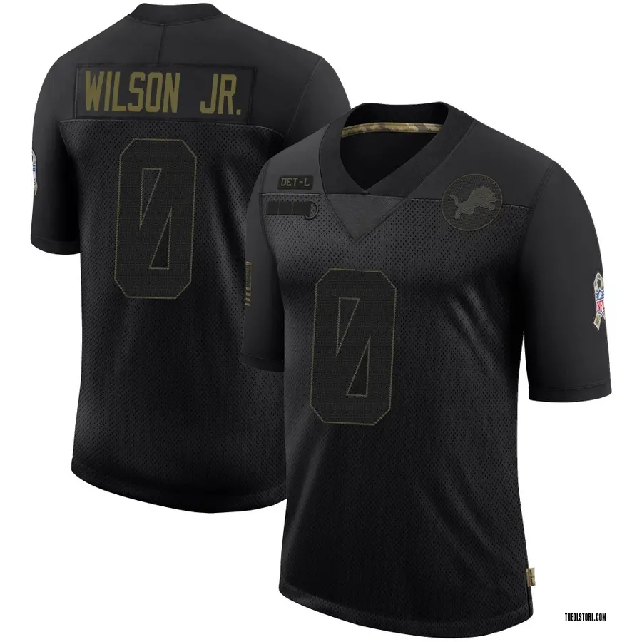 Black Youth Cedrick Wilson Jr. Detroit Lions Limited 2020 Salute To Service Jersey