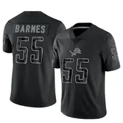 Black Youth Derrick Barnes Detroit Lions Limited Reflective Jersey