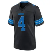 Black Youth D.J. Reed Detroit Lions Game Alternate 2nd Jersey