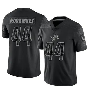 Black Youth Malcolm Rodriguez Detroit Lions Limited Reflective Jersey