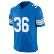 Blue Men's Chuck Clark Detroit Lions Limited Vapor F.U.S.E. 2nd Jersey