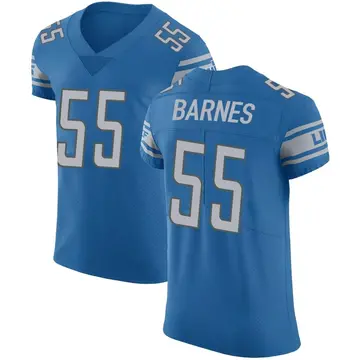 Blue Men's Derrick Barnes Detroit Lions Elite Team Color Vapor Untouchable Jersey
