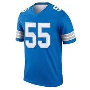 Blue Men's Derrick Barnes Detroit Lions Legend 2nd Jersey