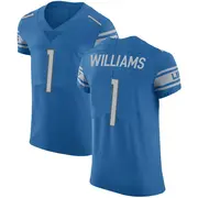 Blue Men's Jameson Williams Detroit Lions Elite Team Color Vapor Untouchable Jersey