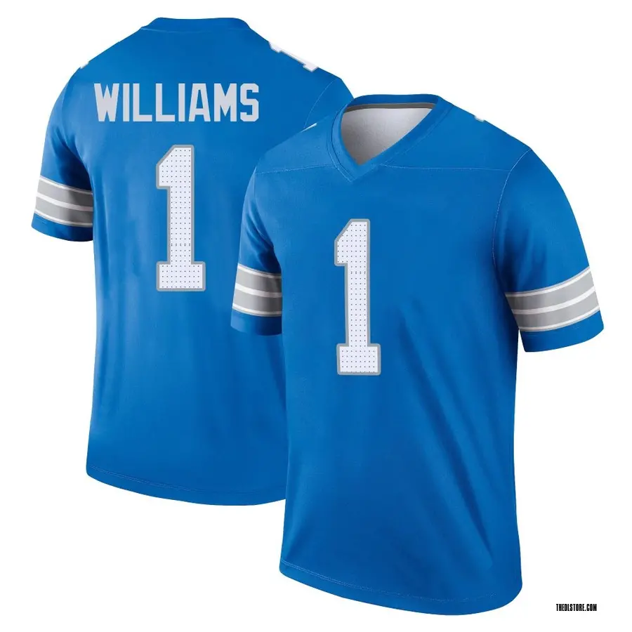 Blue Men's Jameson Williams Detroit Lions Legend 2nd Jersey