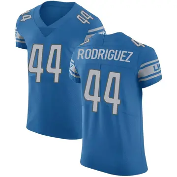 Blue Men's Malcolm Rodriguez Detroit Lions Elite Team Color Vapor Untouchable Jersey