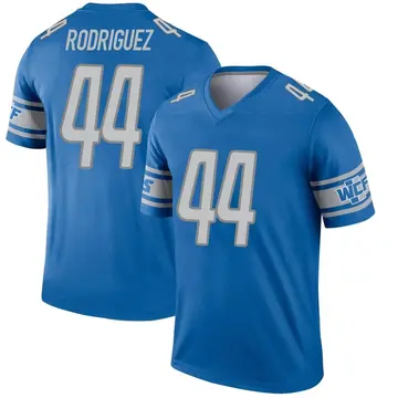 Blue Men's Malcolm Rodriguez Detroit Lions Legend Jersey