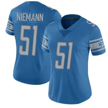 Blue Women's Ben Niemann Detroit Lions Limited Team Color Vapor Untouchable Jersey