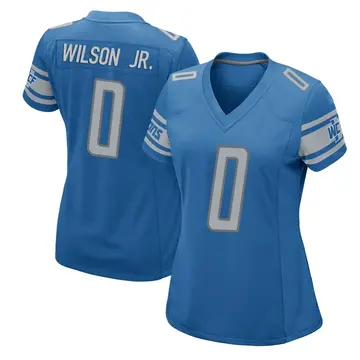 Blue Women's Cedrick Wilson Jr. Detroit Lions Game Team Color Jersey
