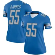 Blue Women's Derrick Barnes Detroit Lions Legend Jersey