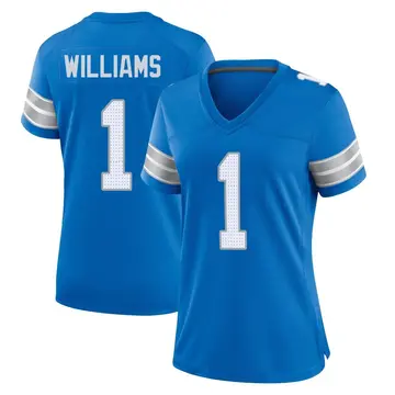 Blue Women's Jameson Williams Detroit Lions Game 2nd Jersey