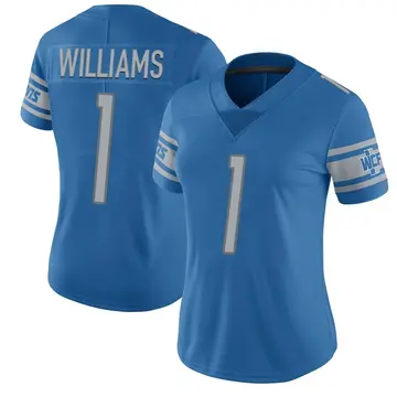 Blue Women's Jameson Williams Detroit Lions Limited Team Color Vapor Untouchable Jersey