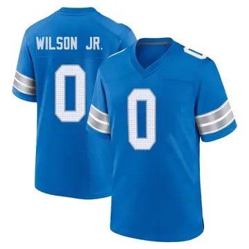 Blue Youth Cedrick Wilson Jr. Detroit Lions Game 2nd Jersey