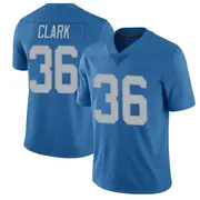 Blue Youth Chuck Clark Detroit Lions Limited Throwback Vapor Untouchable Jersey