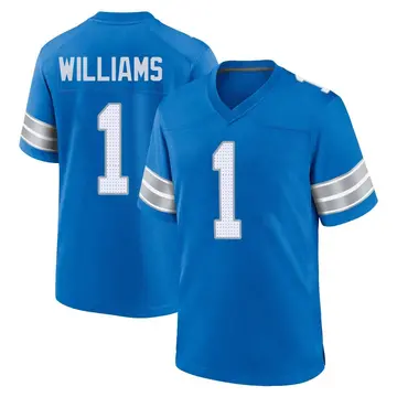 Blue Youth Jameson Williams Detroit Lions Game 2nd Jersey