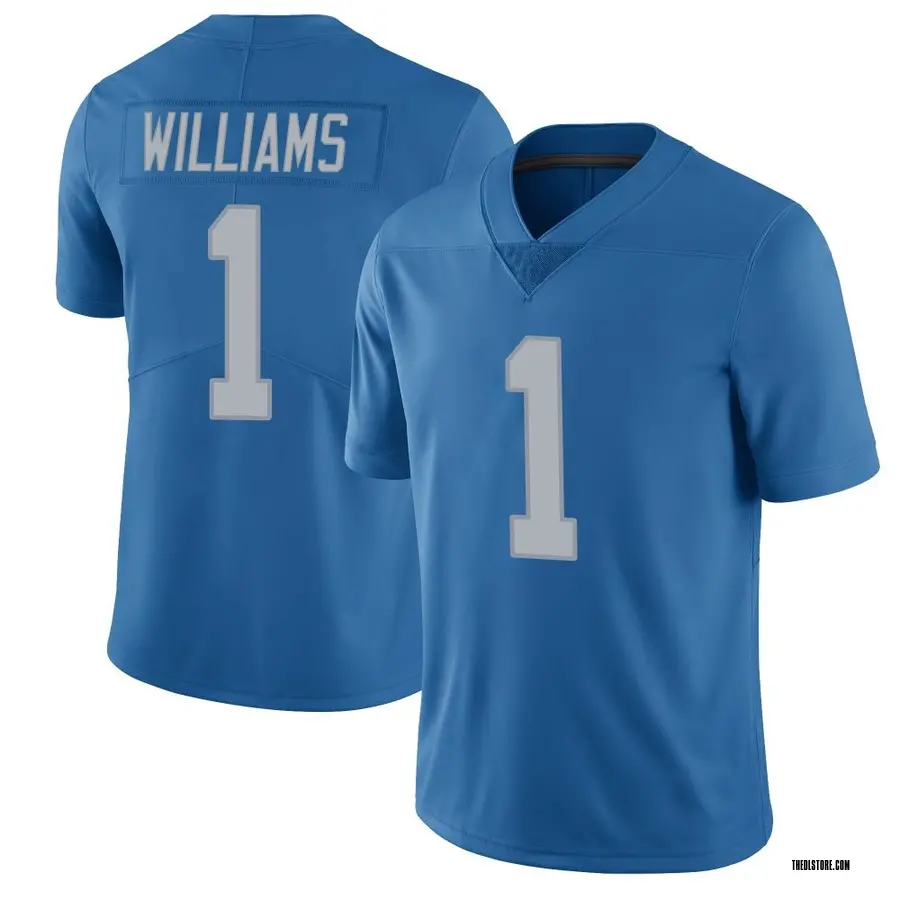 Blue Youth Jameson Williams Detroit Lions Limited Throwback Vapor Untouchable Jersey