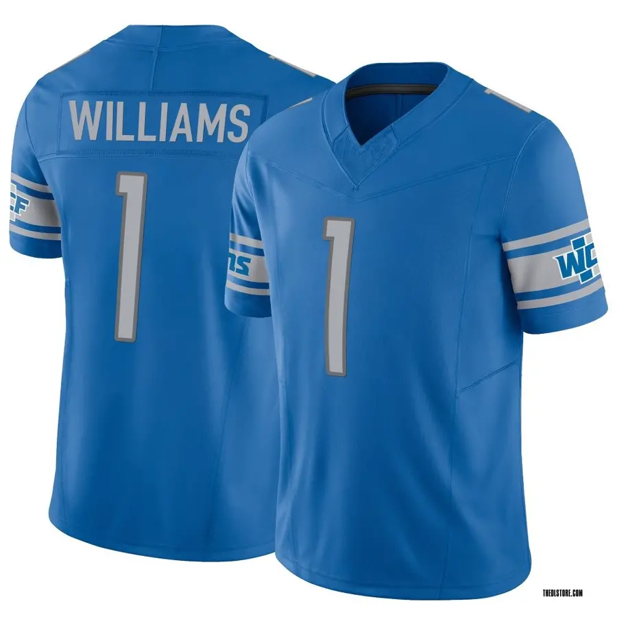 Blue Youth Jameson Williams Detroit Lions Limited Vapor F.U.S.E. Jersey