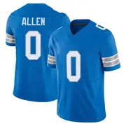 Blue Youth Kyle Allen Detroit Lions Limited Vapor F.U.S.E. 2nd Jersey