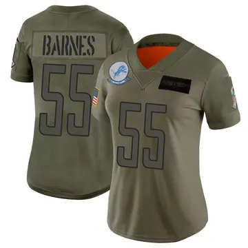 Camo Women's Derrick Barnes Detroit Lions Limited 2019 Salute to Service Jersey