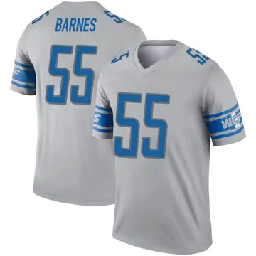 Gray Men's Derrick Barnes Detroit Lions Legend Inverted Jersey