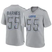 Gray Youth Derrick Barnes Detroit Lions Game Atmosphere Fashion Jersey