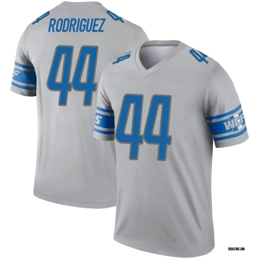 Gray Youth Malcolm Rodriguez Detroit Lions Legend Inverted Jersey