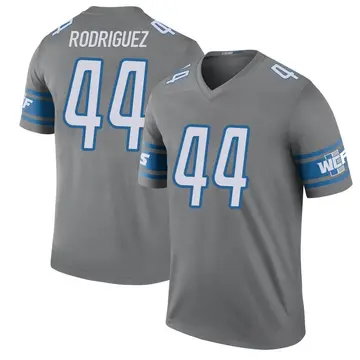 Men's Malcolm Rodriguez Detroit Lions Legend Color Rush Steel Jersey