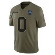 Olive Men's Cedrick Wilson Jr. Detroit Lions Limited 2025 Salute to Service Jersey