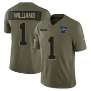 Olive Men's Jameson Williams Detroit Lions Limited 2025 Salute to Service Jersey