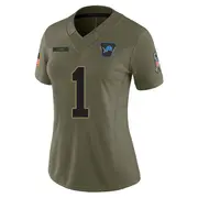Olive Women's Jameson Williams Detroit Lions Limited 2025 Salute to Service Jersey