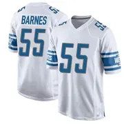 White Men's Derrick Barnes Detroit Lions Game Jersey