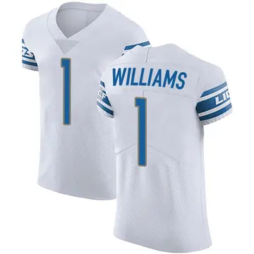 White Men's Jameson Williams Detroit Lions Elite Vapor Untouchable Jersey