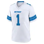 White Men's Jameson Williams Detroit Lions Game 2nd Jersey