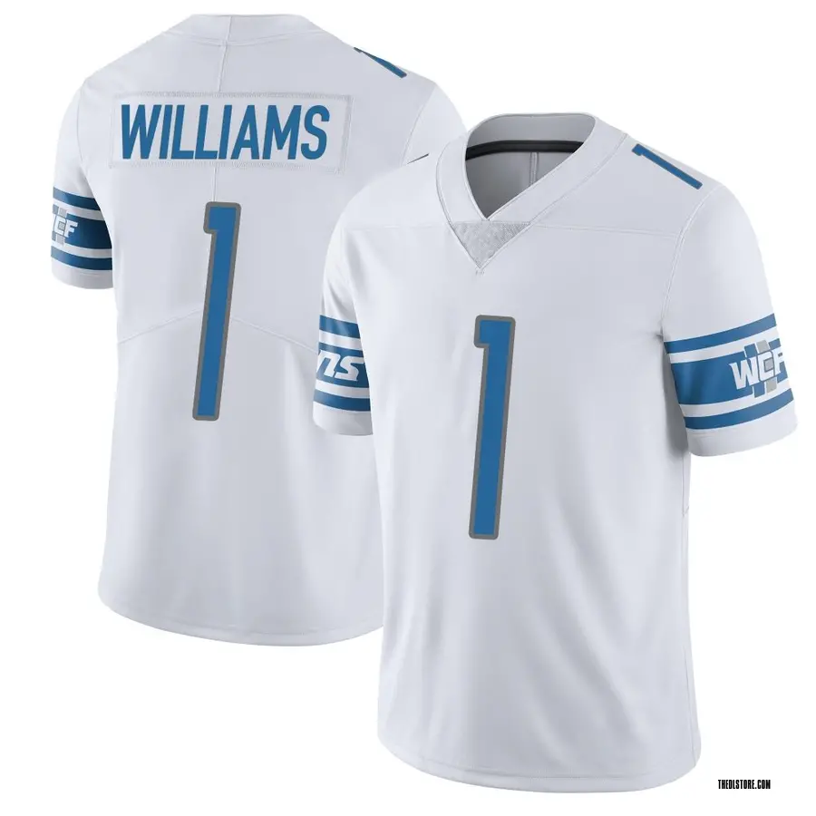 White Men's Jameson Williams Detroit Lions Limited Vapor Untouchable Jersey