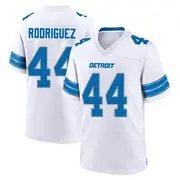 White Men's Malcolm Rodriguez Detroit Lions Game 2nd Jersey