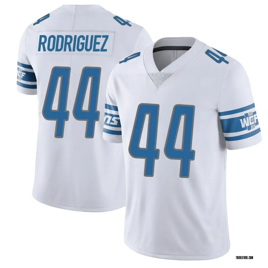 White Men's Malcolm Rodriguez Detroit Lions Limited Vapor Untouchable Jersey