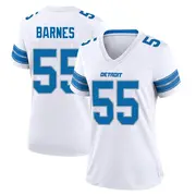 White Women's Derrick Barnes Detroit Lions Game 2nd Jersey