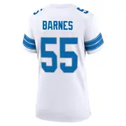 White Women's Derrick Barnes Detroit Lions Game 2nd Jersey