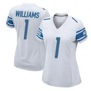 White Women's Jameson Williams Detroit Lions Game Jersey