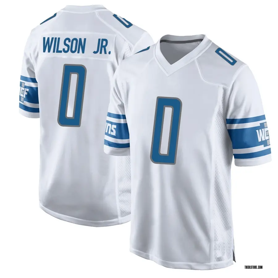 White Youth Cedrick Wilson Jr. Detroit Lions Game Jersey