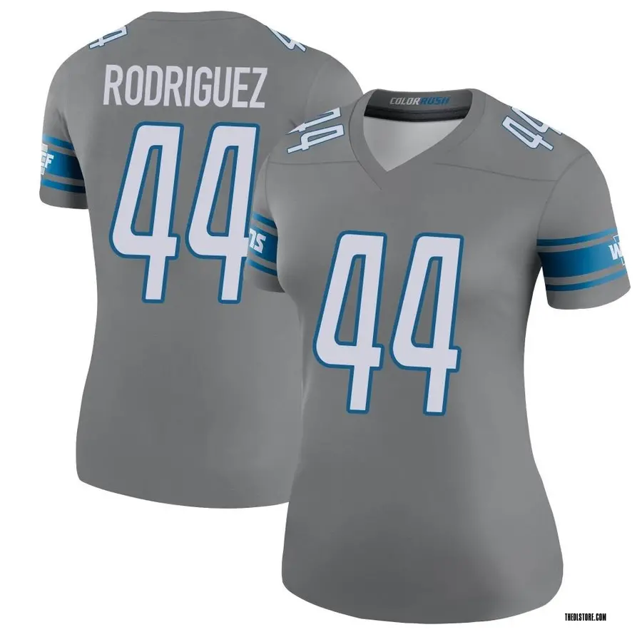 Women's Malcolm Rodriguez Detroit Lions Legend Color Rush Steel Jersey